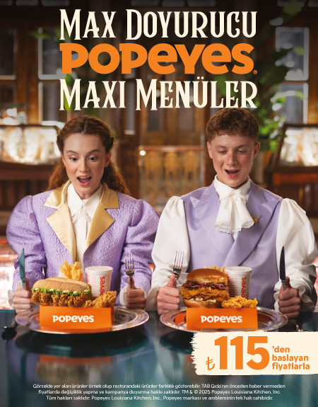 Max Doyurucu Popeyes® Maxi Menüler!